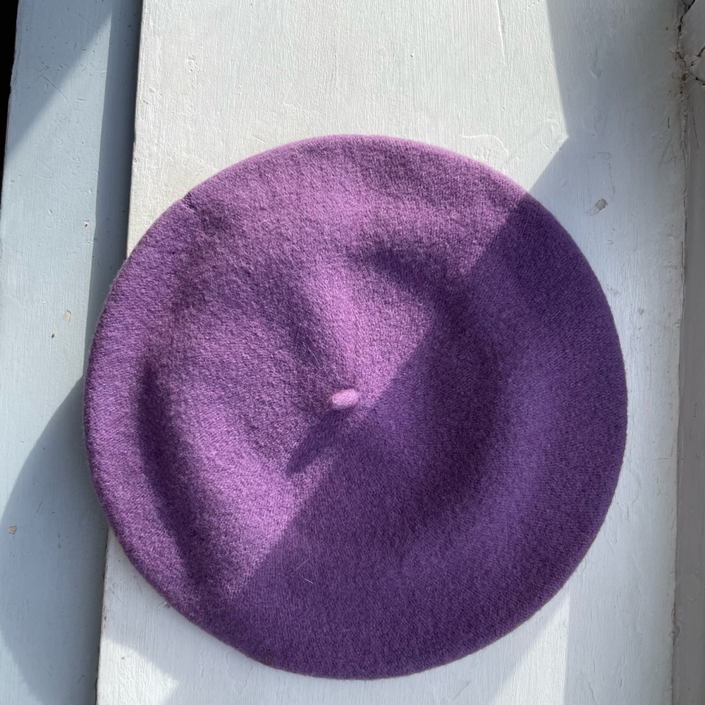 Chic Vintage Lilac Purple Beret